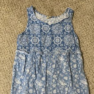 Blue tank, Belk, size Medium